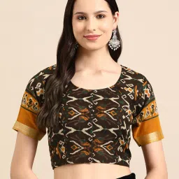 indie picks Floral Print Front-Open Blouse image 1