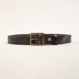 the bear house Men Slim Belt with Metal Buckle Closure image 1