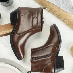 elle Women Ankle-Length Slip-On Boots image 1