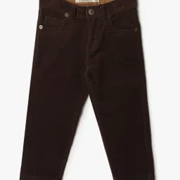 pink n blue Boys Cordruoy Regular Fit Trousers image 1