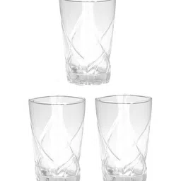 afast Set of 3 Dishwasher-Safe Glass Tumblers image 1