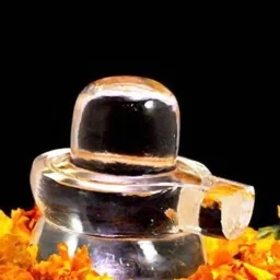navyaksh Pure Sphatik Crystal Shivling image 1