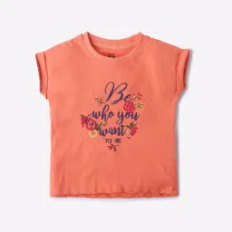 mini klub Typographic Print Round-Neck Top image 1