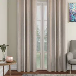 hosta homes Set of 2 Eyelet Long Door Curtains image 1