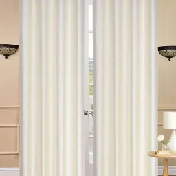 the conversion Set of 2 Glazed Finish Door Curtains image 1