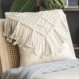 textile and beyond Set of 2 Throw Knit Bohemian Pillow Covers image 1