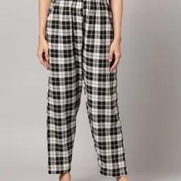 kryptic Women Checked Regular Fit Pyjamas image 1