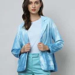 sakura Tie & Dye Single Breasted Blazer image 1