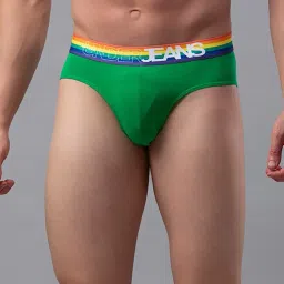 underjeans Men Low-Rise Brand Knit Briefs image 1