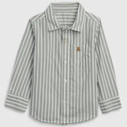 gap kids Boys Striped Relaxed Fit Shirt image 1
