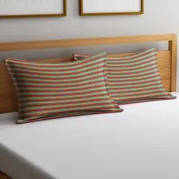 dhrohar Set of 2 Cotton Pillow Cover image 1