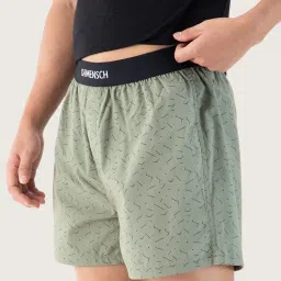 damensch Printed Boxers with Elasticated Waistband image 1