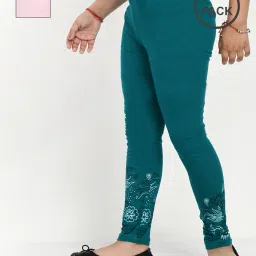 indiweaves Pack of 2 Printed Leggings image 1
