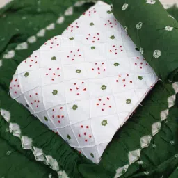 drashti creation Embroidered 3-Piece Unstitched Dress Material image 1