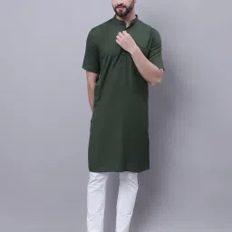 even Solid Long Kurta image 1