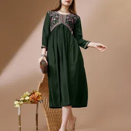 aaliya fashion Embroidery Anarkali Kurta image 1