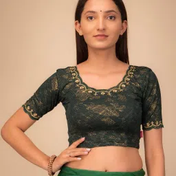 bindigasm's advi Women Embroidered Slip-On Blouse image 1