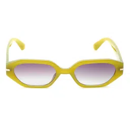 irus Men UV-Protected Oval Sunglasses-IRS1369C4SG image 1