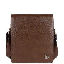 hammonds flycatcher Genuine Leather Messenger Bag with Flap Closure image 1
