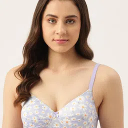 leading lady Women Floral Print Non-Wired Bra image 1