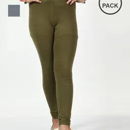 kayu Pack of 2 Girls Leggings with Elasticated Waist image 1