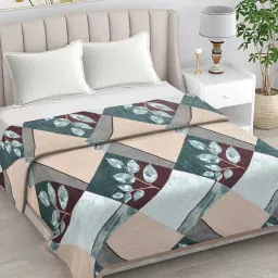fabinaliv Geometric 230 GSM Ultra Soft Double Bed AC Blanket image 1