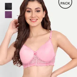 styfun Pack of 3 Women Full Coverage Lightly-Padded Bra image 1