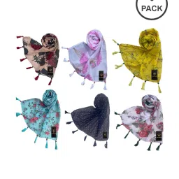 letz dezine Women Floral Scarf image 1