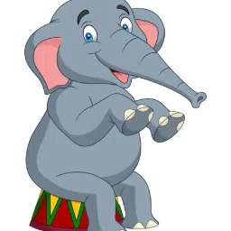 rangoli Elephant Print Self-Adhesive Wall Sticker image 1