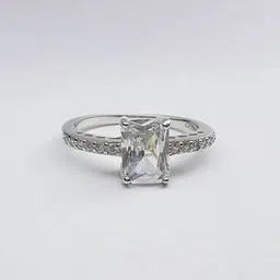 arte Women Sterling Silver CZ-Studded Ring-picture-53