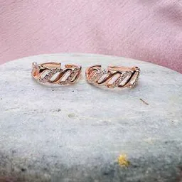 arte Women Sterling Silver Rose Gold-Plated Toe Rings-picture-43