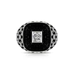 bhima jewels Men Sterling Silver Crystal Cut Cocktail Ring-picture-13