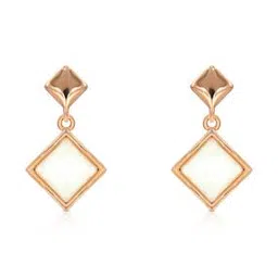 bhima jewels Women Sterling Silver Yellow Gold-Plated Lustre Glow Drop Earrings-picture-31