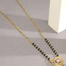 p n gadgil jewellers Women Gold-Plated Classic Mangalsutra-picture-41