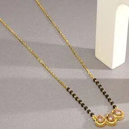 p n gadgil jewellers Women Gold-Plated Classic Mangalsutra-picture-19