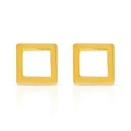 bhima jewels Women Square Matte Gold Stud-picture-33