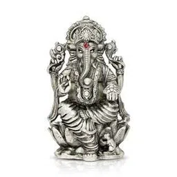 bhima jewels Women Sterling Silver Siddhivinayaka Figurine-picture-12