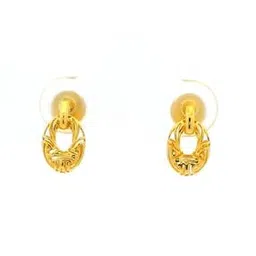 whp jewellers Women Yellow Gold Stud Earrings-picture-29
