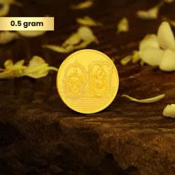 ghare's 0.5g Balaji Padmavti Pure Gift Coin image 1