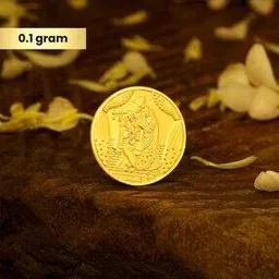 Pure Gold Radha Krishna Coin-image-2