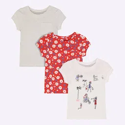 mothercare Pack of 3 Round-Neck T-shirt image 1
