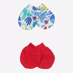 h by hamleys Pack of 2 Printed Mittins image 1