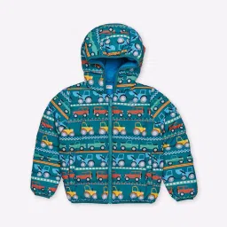 h by hamleys Printed Zip-Front Hoodie image 1