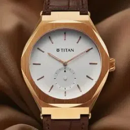 titan Men Contour Analogue with Small Second Dial Leather Strap Watch -90210WL01-picture-19