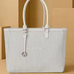 allen solly Women Striped Structured Tasseled Handheld Bag-picture-39