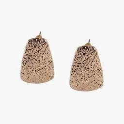 yousta Women Patterned Gold-Plated Stud Earrings-picture-20