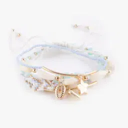 yousta Women Set of 4 Beaded Stretch Bracelets-picture-25