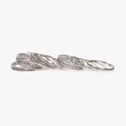 yousta Women Set of 20 Silver-Plated Bangles-picture-51