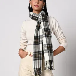 outryt by azorte Women Checked Scarf image 1