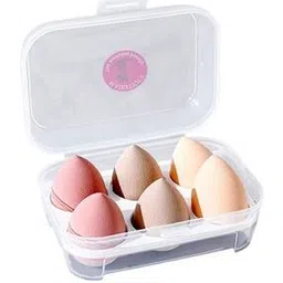 Pack of 6 Beauty Blender Face Makeup Sponges with Egg Box-image-29